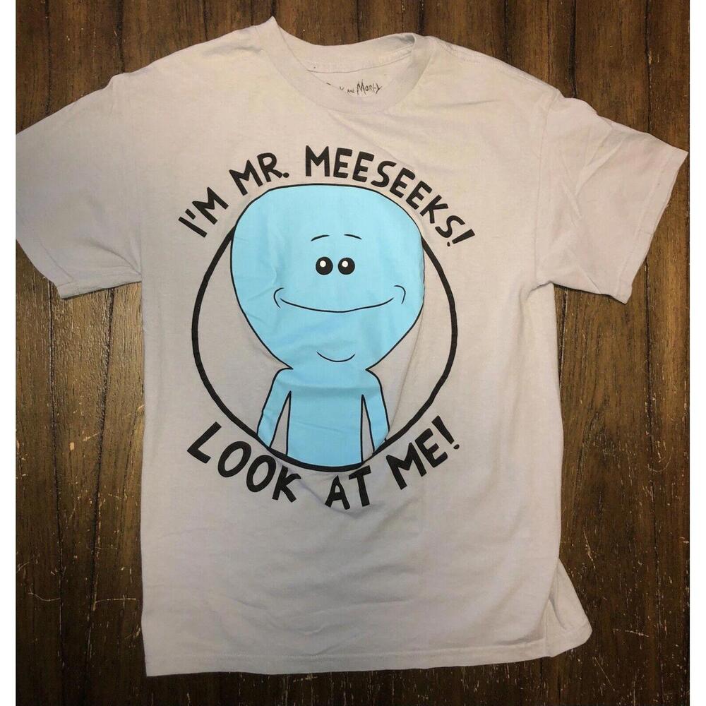 Rick and Morty Mr. Meeseeks T-Shirt Size Medium  Ripple Junction Adult Swim